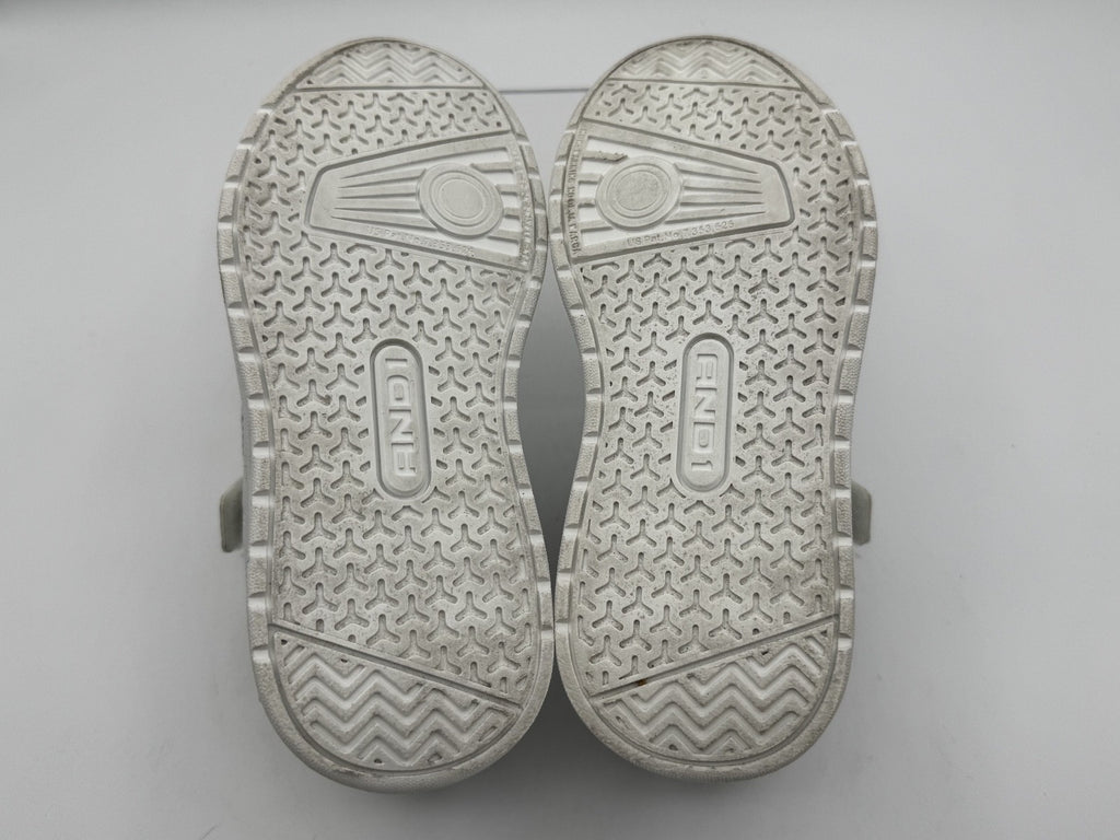 AND1 White Platform Court Big Girls Sneakers Shoes Size 13 Kids, White, Pre-own