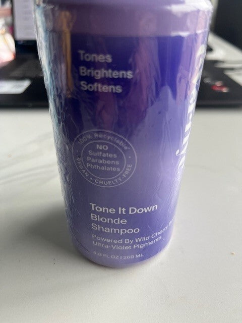 Eva Nyc Tone It Down Blonde Shampoo 8.8 oz Tones Brightens Softens New SEALED