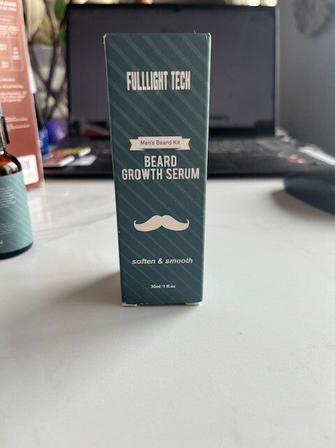 Fullight Tech Beard Oil Men's Beard Kit Soften & Smooth, 1 fl oz / 30 mL SEALED