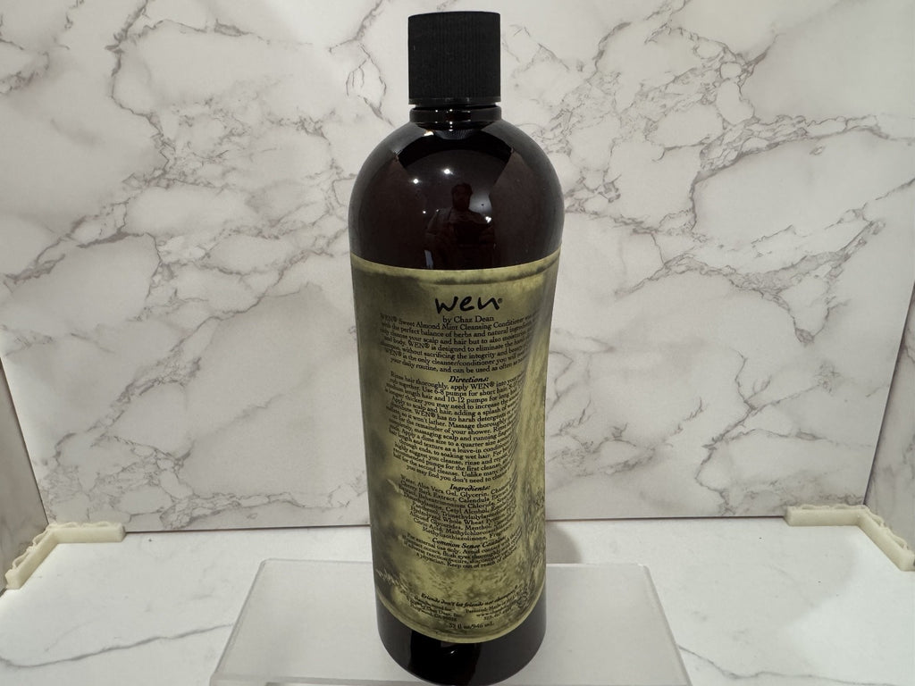 Wen Sweet Almond Mint Cleansing Conditioner 32 fl oz/946 ml New with Pump