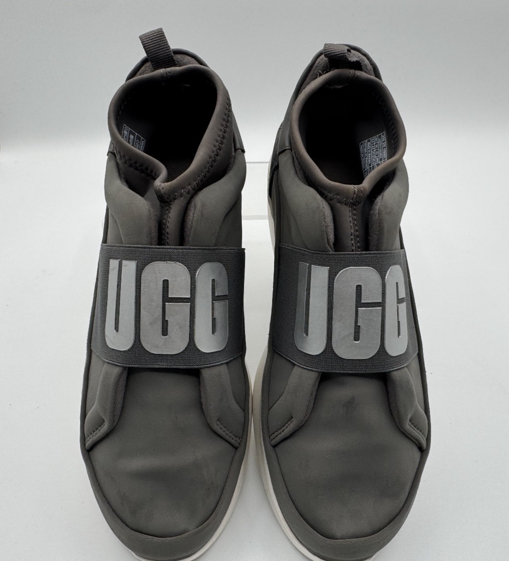 UGG Women's Neutra Slip on Sneaker Size 6.5 Charcoal Gray, Pre-owned, Excellent