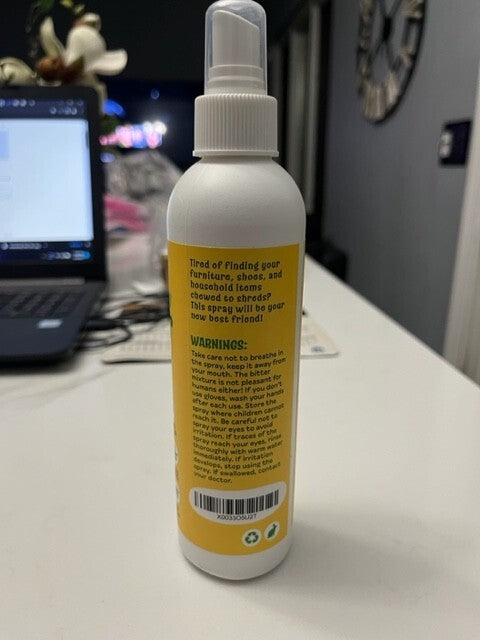 Bloomingtails  No Chew Bitter Apple Spray 8 oz. Natural Formula, No Paraben