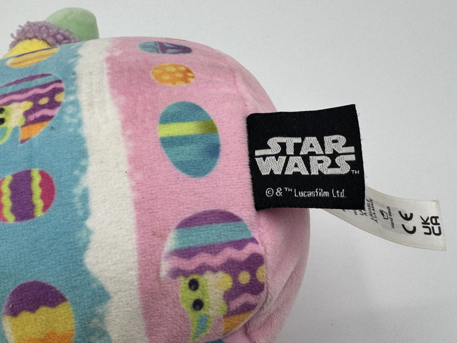 Baby Yoda Grogu Easter Plush 8" Star Wars Mandalorian Colorful Eggs, Stuffy