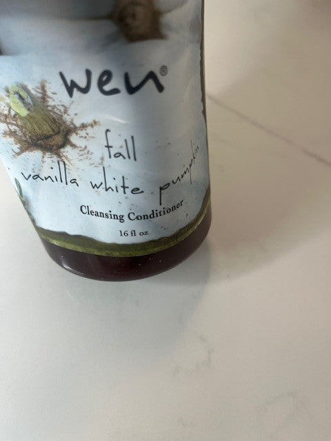 Wen Chaz Dean Fall Vanilla White Pumpkin Cleansing Conditioner 16oz w/Pump, NIB