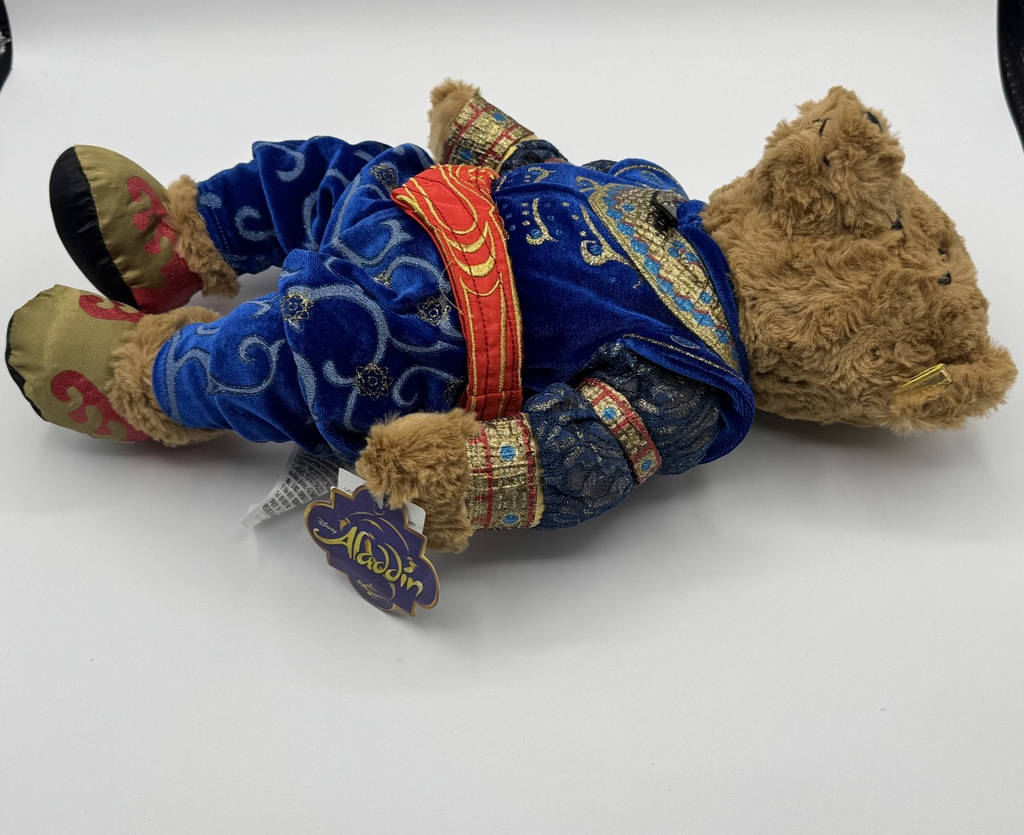Disney ALADDIN The Broadway Musical Genie Soft Plush 16” Bear, Brown, NWT