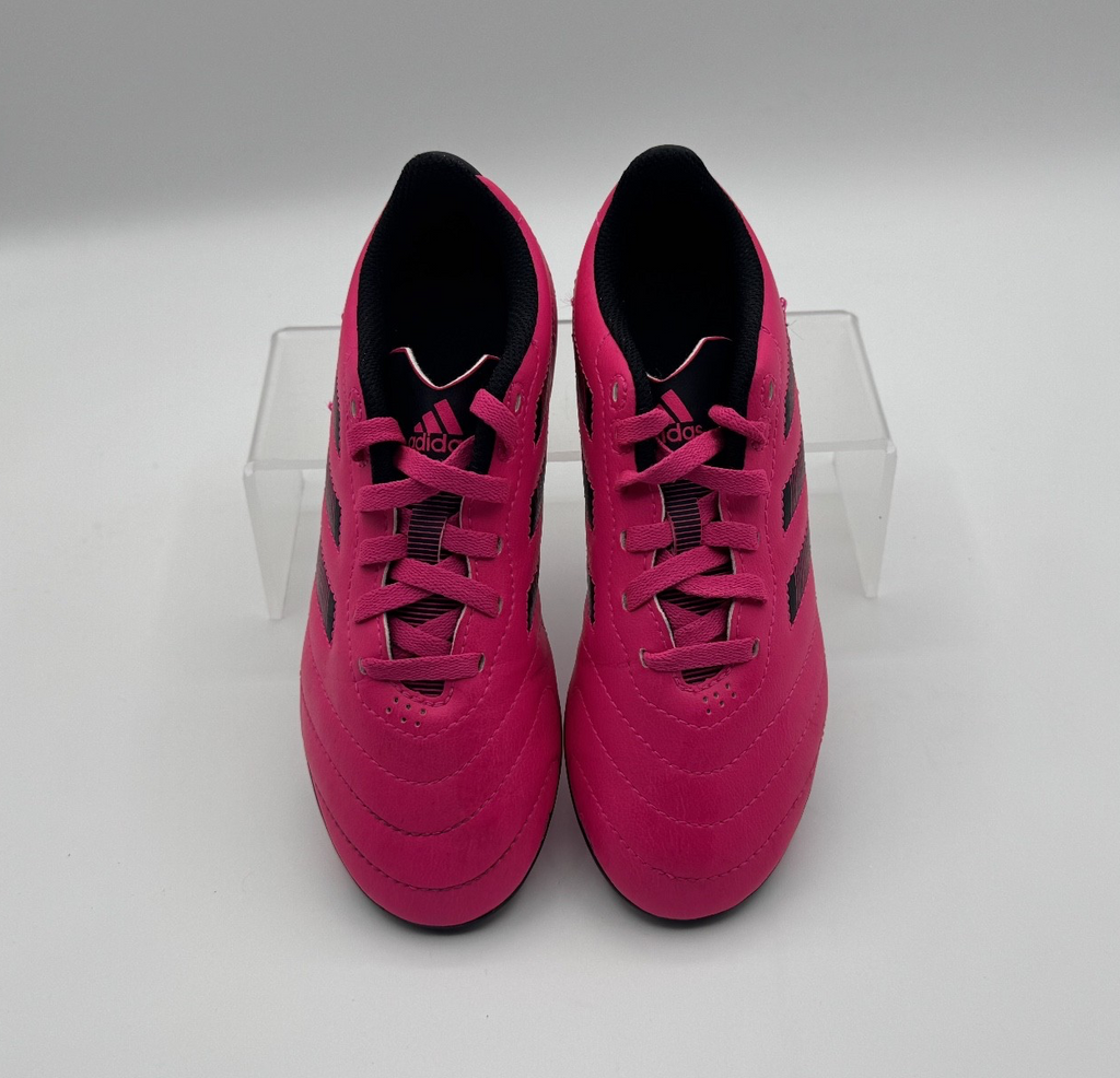 Adidas Kids'/Girls Goletto VIII FG Soccer Cleats Size 1 1/2, Pink and Black, NEW