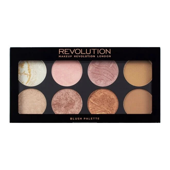 BH Revolution Ultra Blush/Bronzer Palette Golden Sugar 8 color w/Brush SEALED