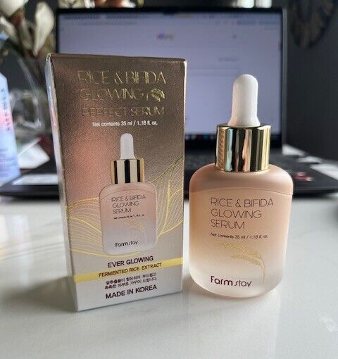 FarmStay Rice and Bifida Glowing Serum ever Glowing 1.18 oz Korea Exp 09/27 NEW
