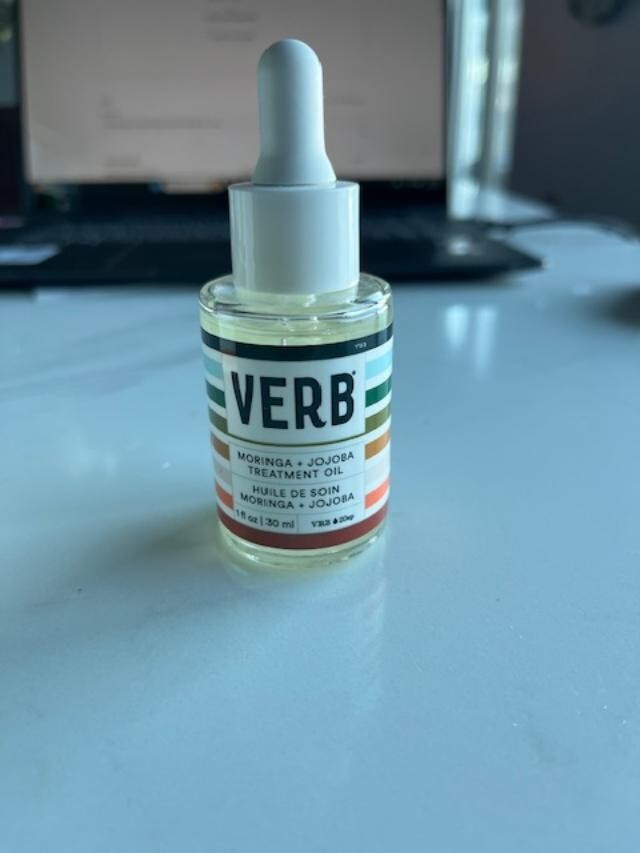 Verb Moringa + Jojoba Hydrate Nourish Treatment Oil - 1 oz Repair, Natural NIB