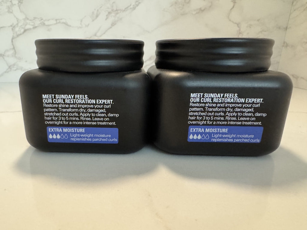 2pk TWIST Sunday Feels Deeply Hydrating Hair Mask 8.5oz Extra Moisture for Curls