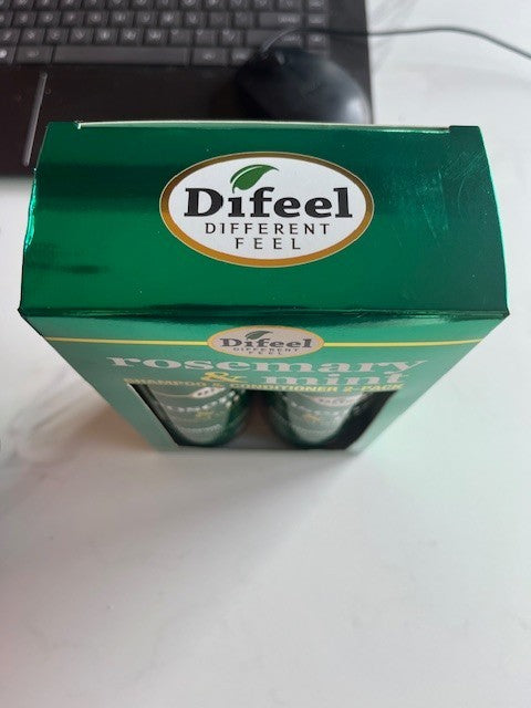 Difeel Strength & Scalp Care | Rosemary Mint Shampoo & Conditioner 12 oz ea. NIB