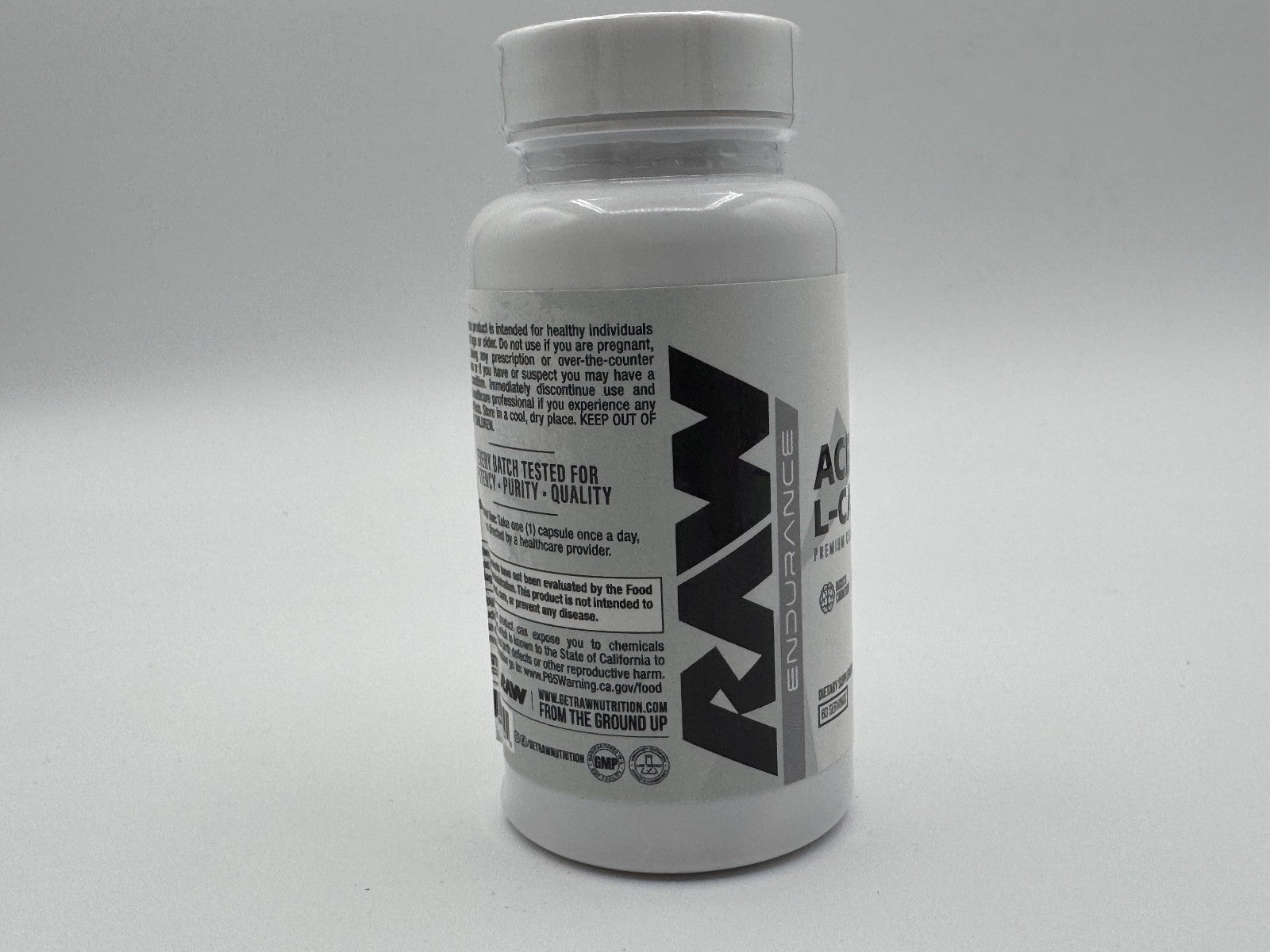 Raw Nutrition Acetyl L-Carnitine Premium Cellular Energy 60 pills, New, Sealed