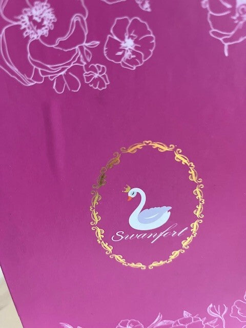 Swanfort 70th Birthday Gifts for Women 1954 Wine Glass w/Pink Gift Box Decor NEW