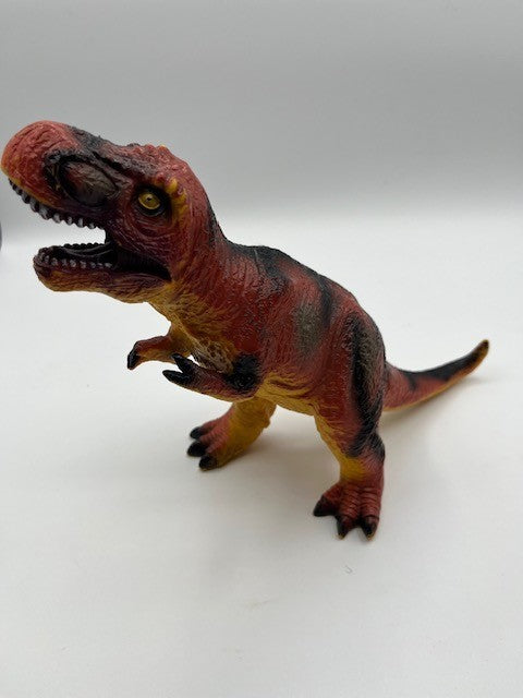 3pc Vintage Dinosaur Toys Lot, 8 Inch Play Toys, Pre-owned, Excellent Condition