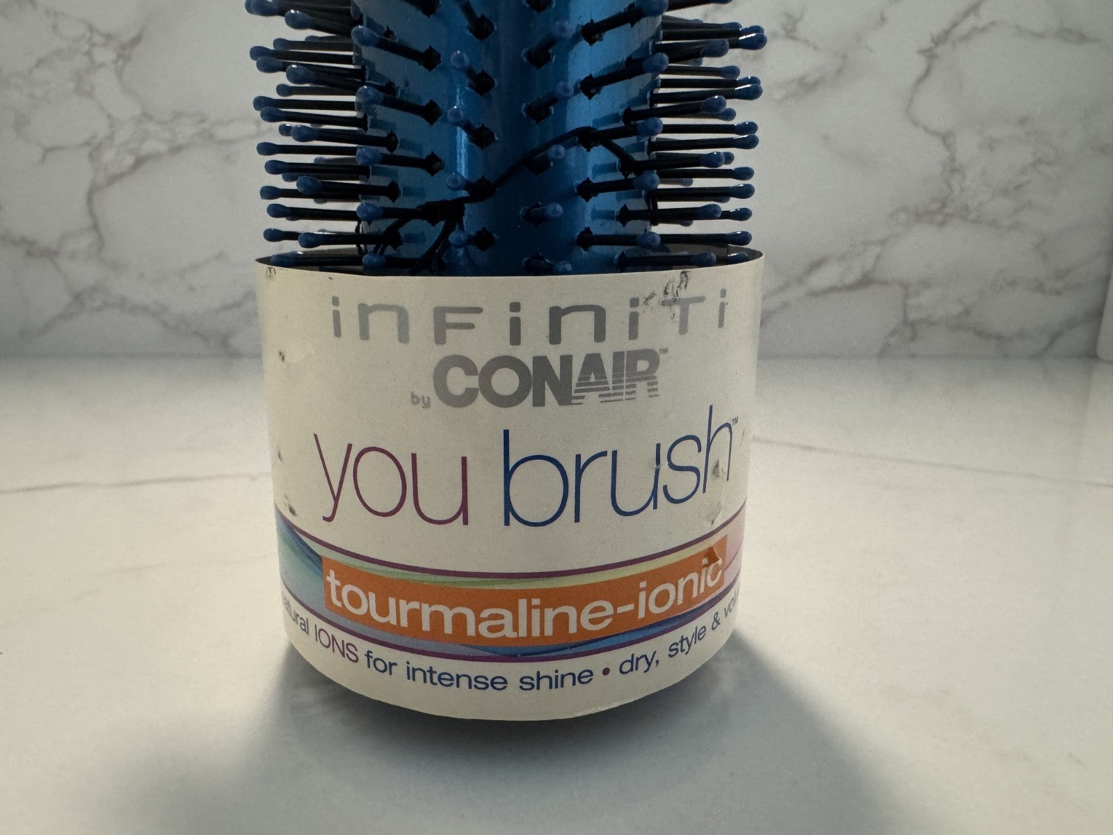 Infiniti By Conair You Brush Tourmaline-Ionic for Curly & Smooth Hair, Brand New