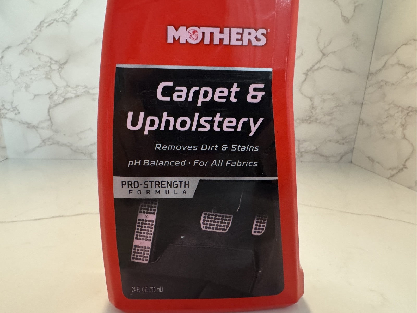 MOTHERS 05424 Carpet & Upholstery All Fabric Cleaner Vinyl Cloth - 24 fl oz