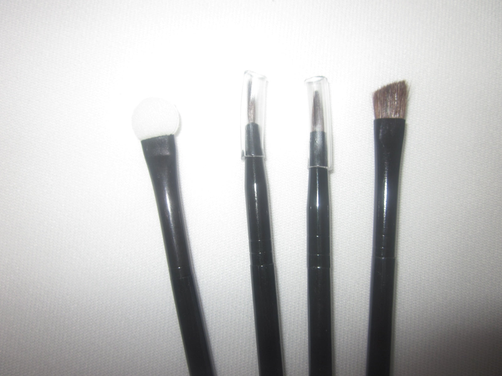 New 6-Piece Makeup/Cosmetics Black Brush Starter Set Travel Brush Pouch,FreeShip