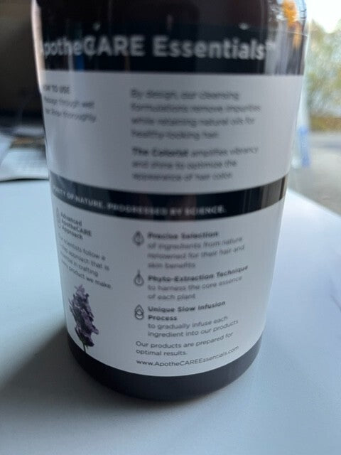 ApotheCARE Essential Lavender Moroccan mint cactus milk 12 fl. oz. Shampoo