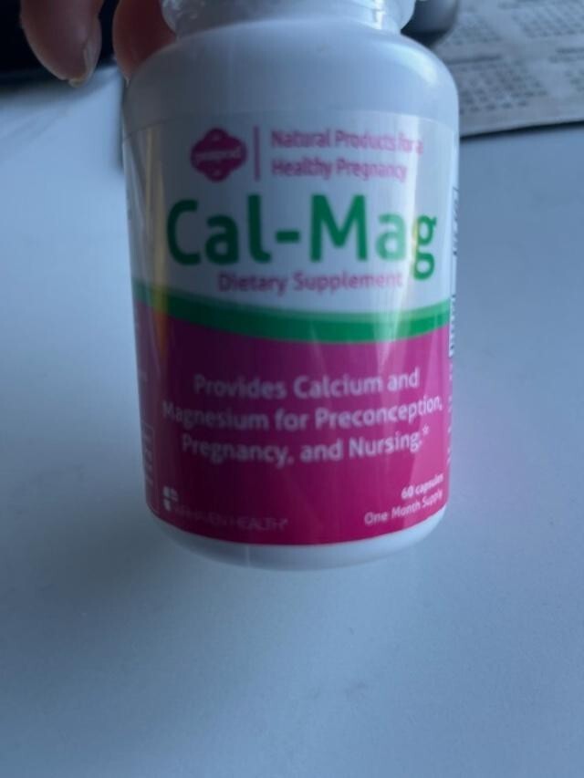 Fairhaven Peapod Cal-Mag Healthy Pregnancy Dietary Supplement 60 Capsules SEALED