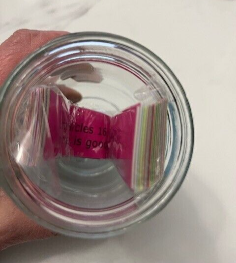 90Pcs Bible Verses Prayer Jar, Color Coded Scripture for Christian Gifts NEW