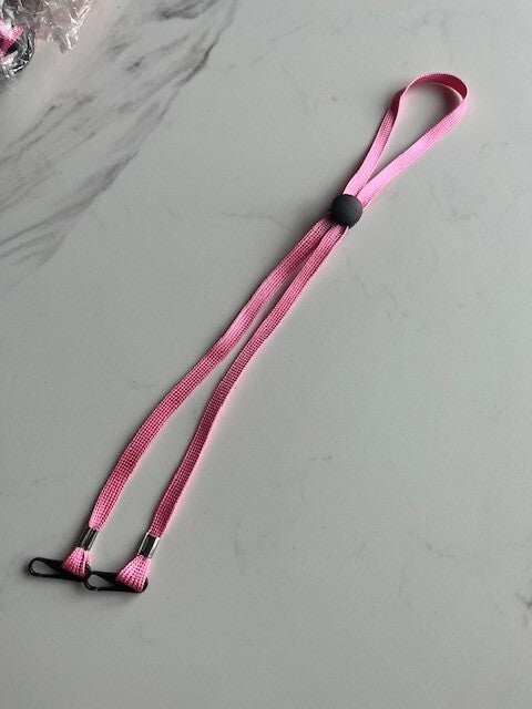 20 Pc. Adjustable Face Mask & Glasses Lanyard Strap Extender W/Clips Multi Color