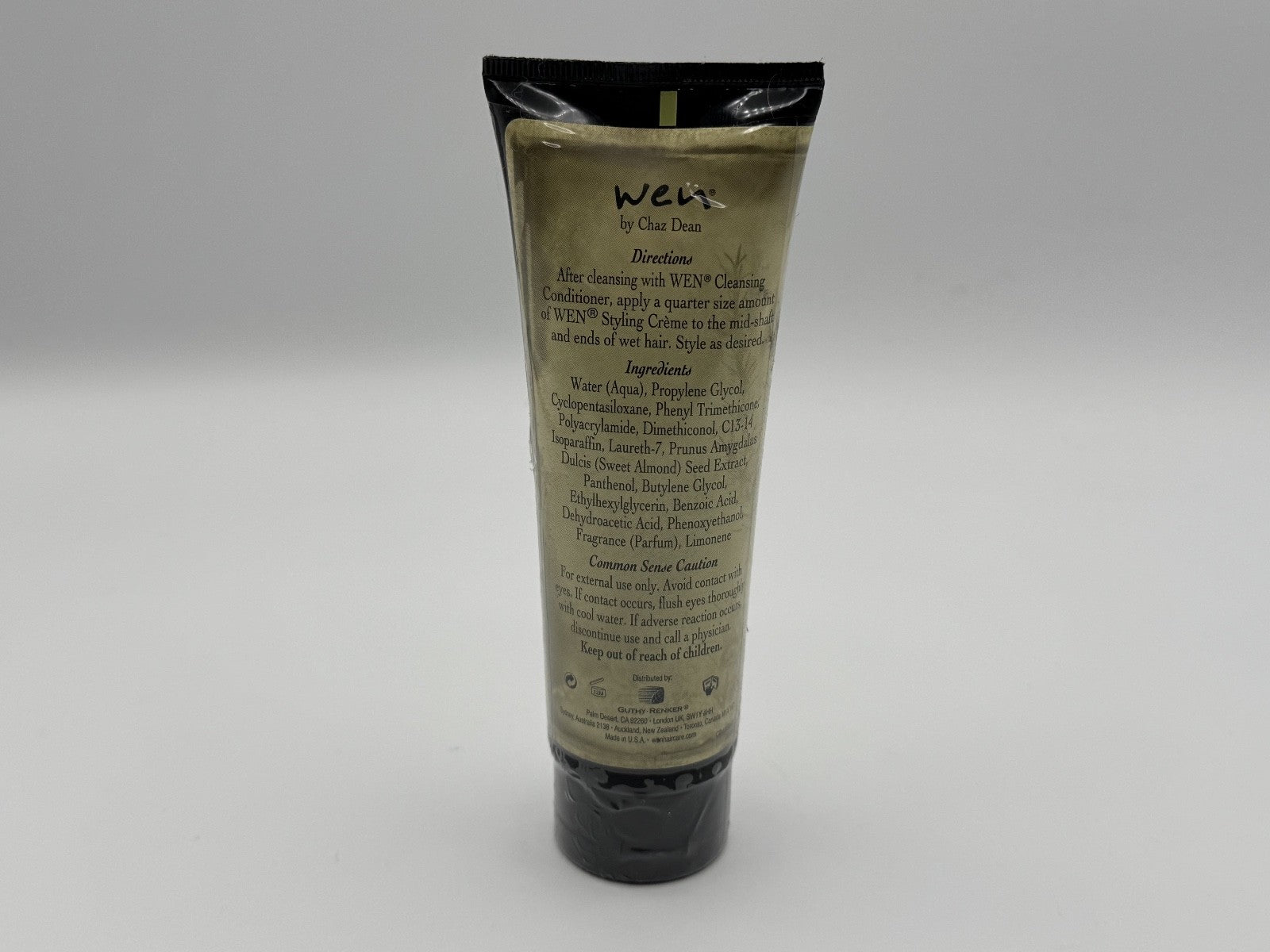 WEN By Chaz Dean Sweet Almond Mint Anti-Frizz Styling Creme 4 Oz NEW Sealed