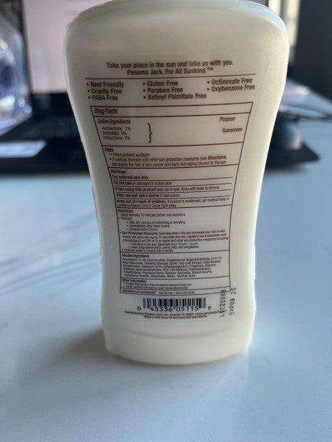 Panama Jack Sunscreen Lotion SPF 15 6 oz, Anti-AGING, 80 Minutes Protect SEALED