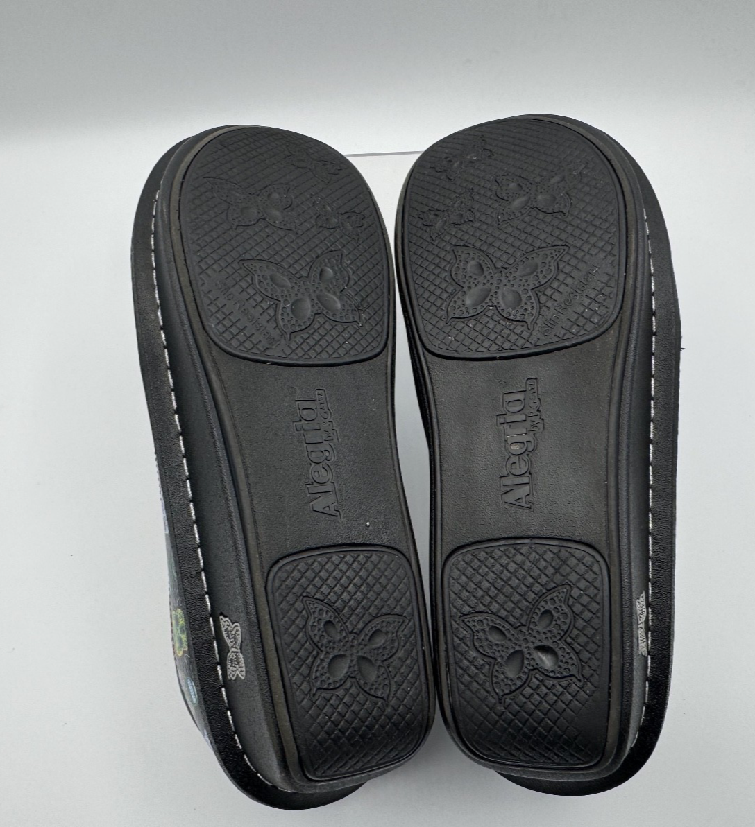 Alegria Debra Sugar Skull Slip  Clog Women’s Size 41, Dia De Los Muertos, Pre-o