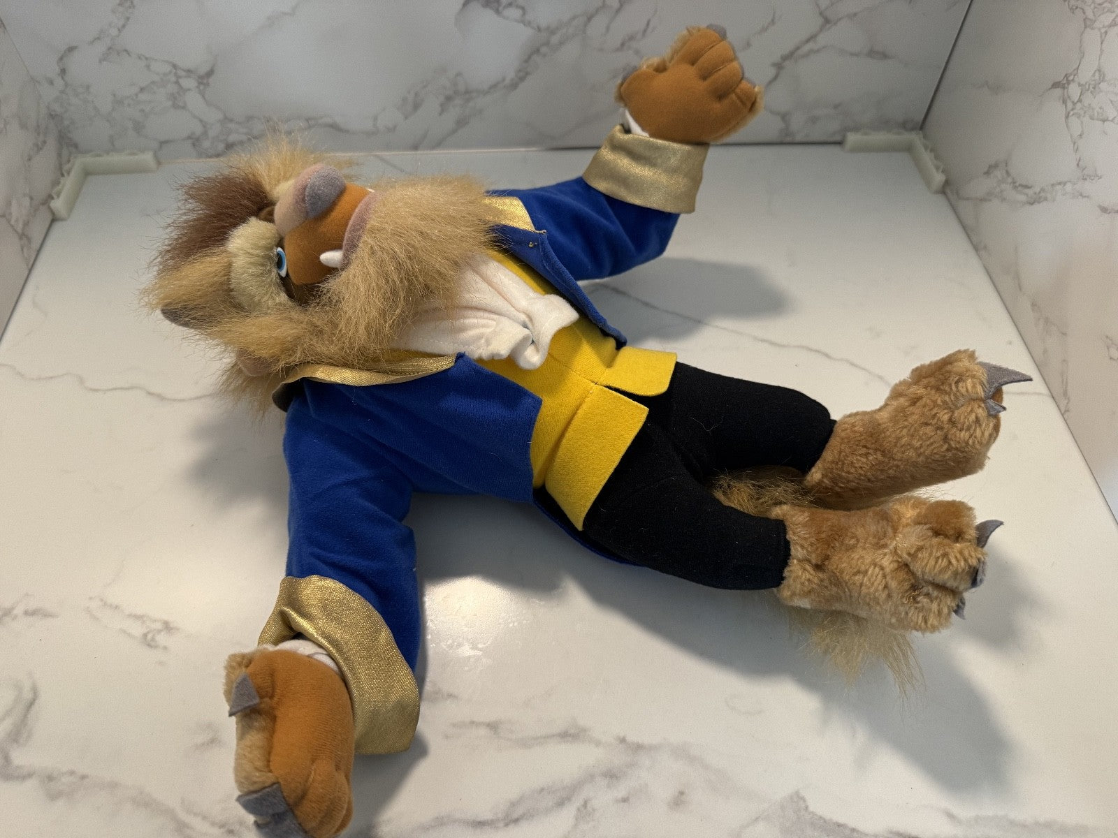 Beauty and the Beast - The Beast Plush Stuffed 14" Doll, Mattel, 1992 Vintage,