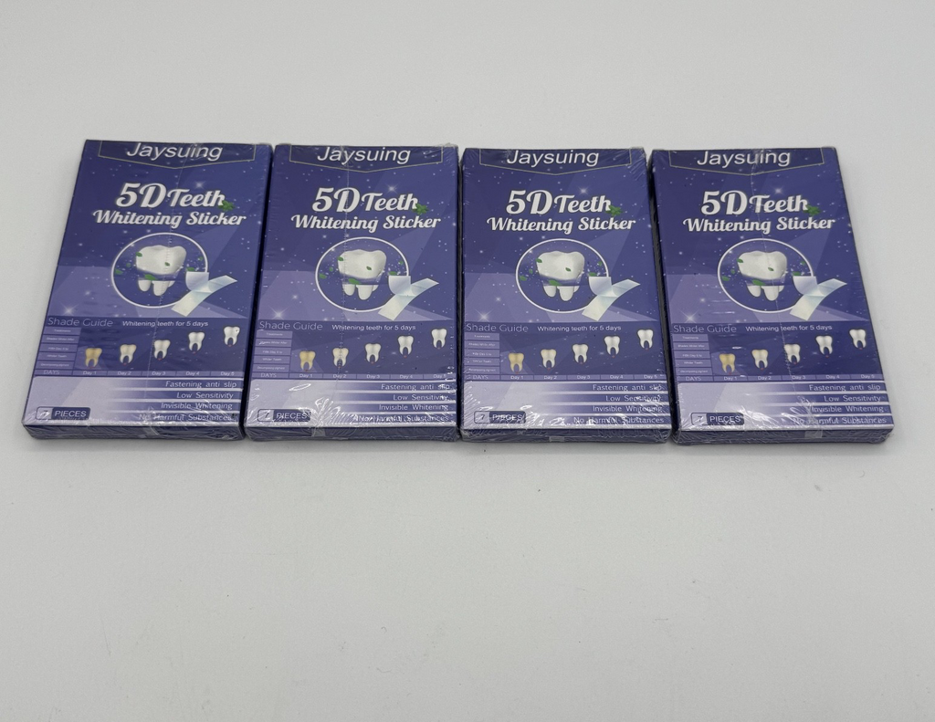 4 PK- 28pc.- 5D Teeth Whitening Strips Tooth Rapid Bleaching White Teeth NEW
