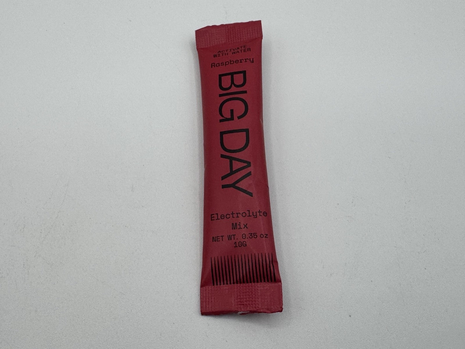 Big Day Instant Hydration Electrolytes Powder Packs Raspberry Drink Mix 24 pk.