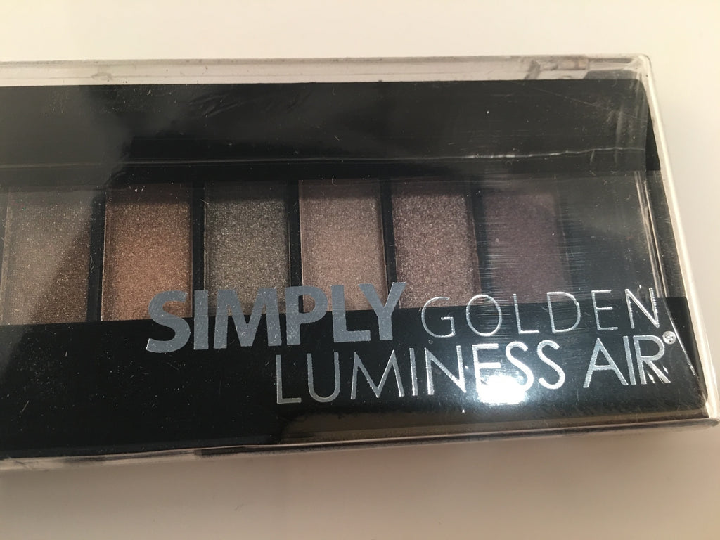 Luminess Air Airbrush Simply Golden EyeShadow Makeup Palette 12 Golden Hue SEALE
