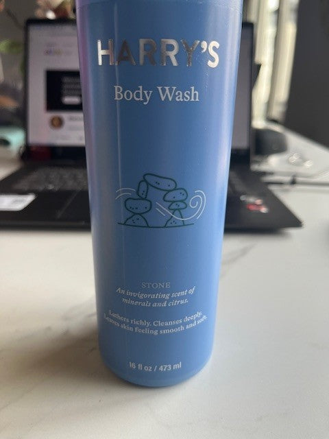 Harry'S Men's Cleansing Body Wash, Stone Scent, 16 oz Foaming Lather Wash SEALED