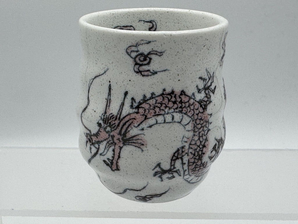 Authentic Japanese Yunomi Tea Cups Red & Blue Set, Collectable Asian Set, New