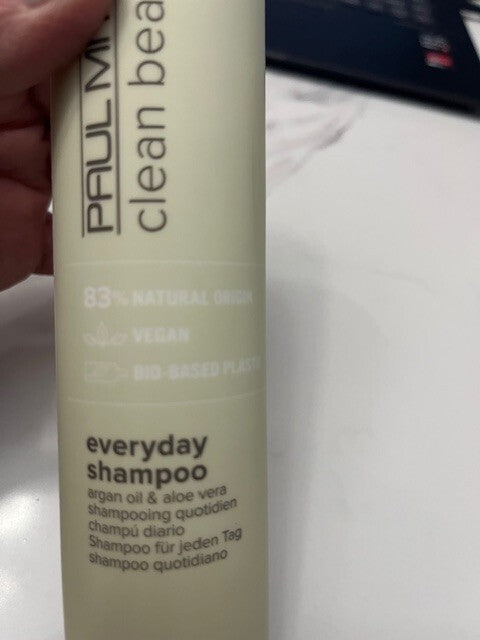 Paul Mitchell Clean Beauty Everyday Shampoo 8.5oz Argan oil, Aloe Vera Vegan NEW
