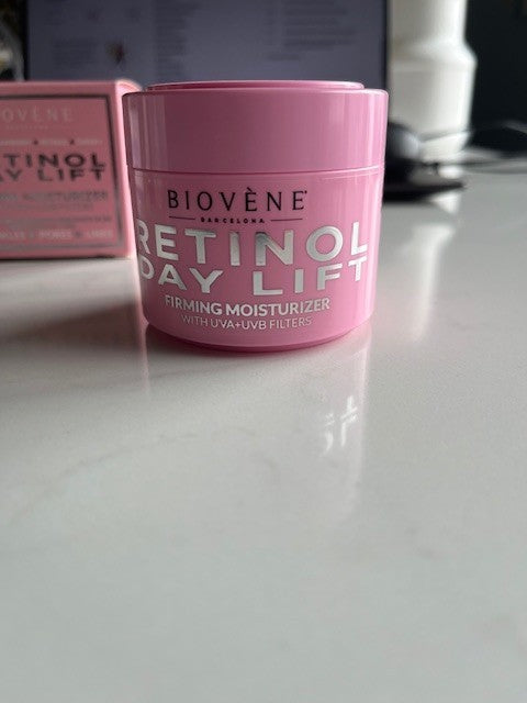 Biovene Retinol Day Lift Firming Moisturiser Face Cream W/Uva uvb Filter 50ml