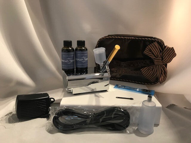 Belloccio PRO Sunless Tanning Airbrush/makeup System Med. Solution Travel Case