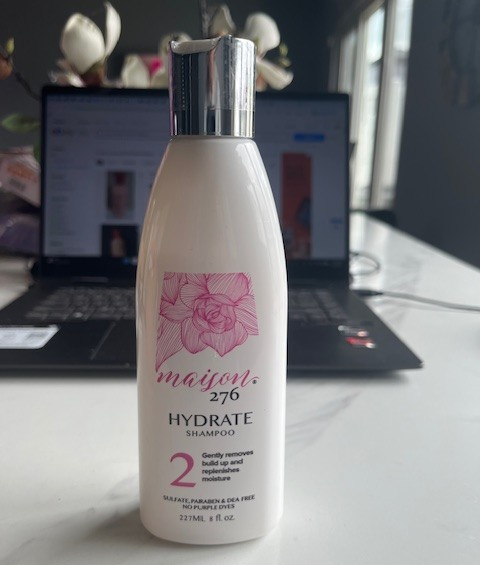 Maison 276 Haircare Hydrate Step 2 Shampoo 8oz Removes Buildup,Paraben Fr Sealed