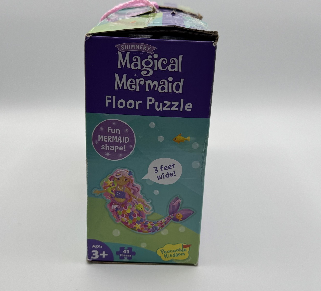 Magical Mermaid Floor Puzzle  Shimmery Fun for Kids and Family Activities NIB