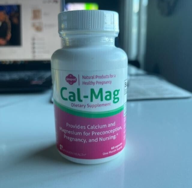 Fairhaven Peapod Cal-Mag Healthy Pregnancy Dietary Supplement 60 Capsules SEALED