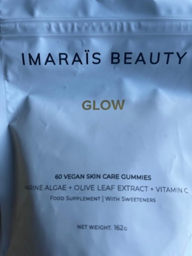 Imarais Beauty Glow 60 Vegan Skin Care Gummies w/ Vit C /Algae/Olive Exp 12/2025