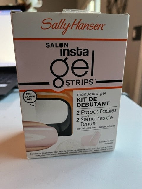 Sally Hansen Salon Insta Gel Strips Gel Manicure & 2 Gel Strips, Shell we Dance