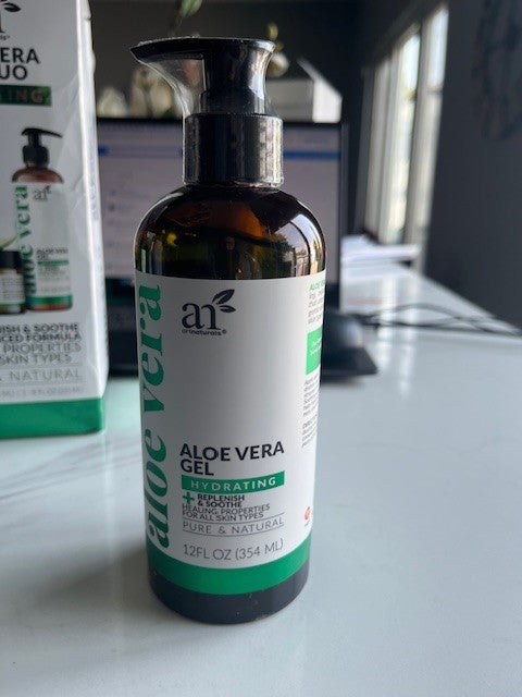 Aloe Vera Gel Set 99% Pure Organic Sunburn Relief & Hydration Face & Body SEALED
