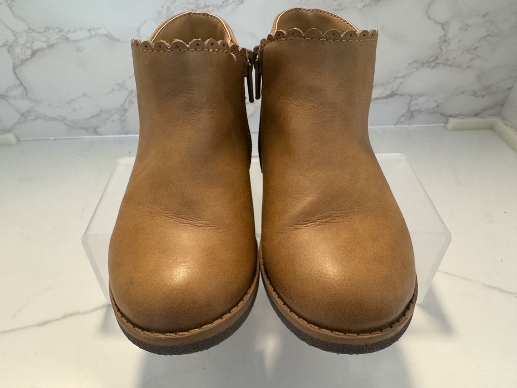 Gymboree Girls Booties Ankle Zip-Up Boots w/ Buckle Size 6 Pre-owned, Excellent