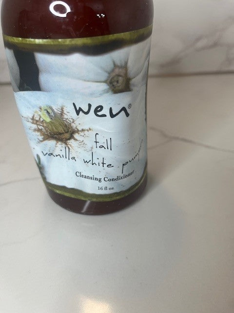 Wen Chaz Dean Fall Vanilla White Pumpkin Cleansing Conditioner 16oz w/Pump, NIB