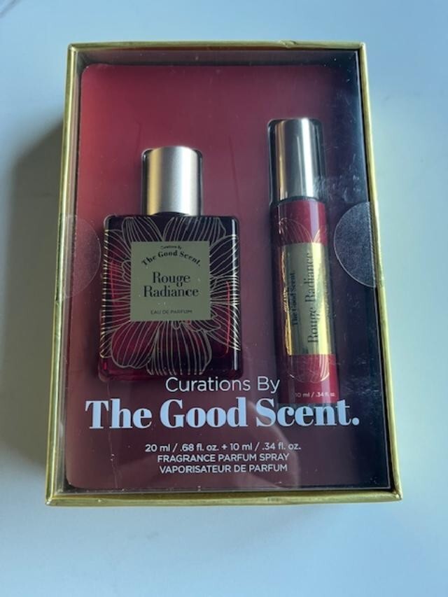 Curations by The Good Scent Rouge Radiance Notes De Parfum Travel 2pc NIB SEALED