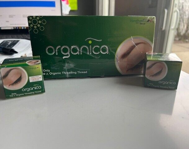 Eyebrow Threading 10 Spools Organica Organic Pure Cotton Thread Hair Remover