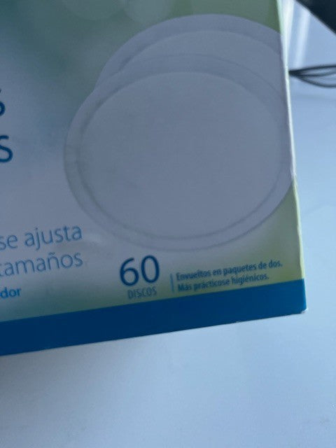 Dr. Brown’s Oval Disposable Breast Pads (60 pads) for Nursing Moms, Adhesive NIB