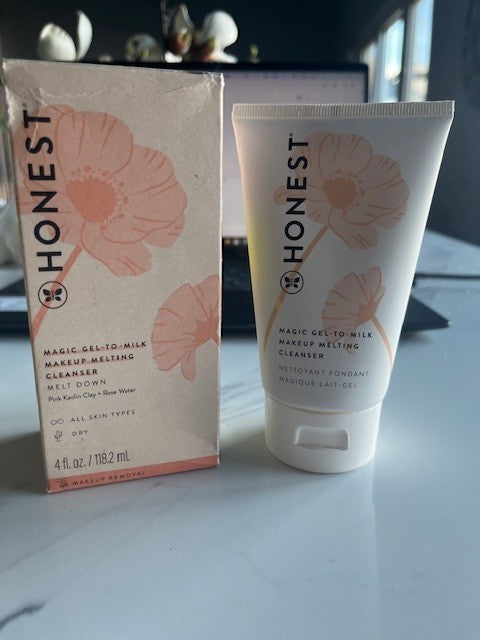 Honest Magic Gel-to-Milk Makeup Melting Cleanser Remove Makeup Moisturize 4ozNIB