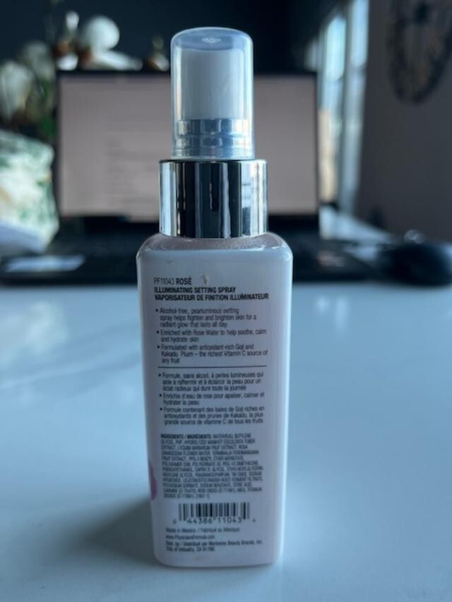 Physicians Formula 1043 Rosé All Stay Illuminating Setting Spray Tightens 3.4oz
